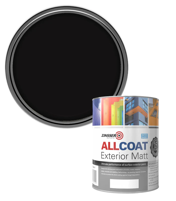 Zinsser All Coat Exterior Matt | All Sizes | Ready Mixed Colours